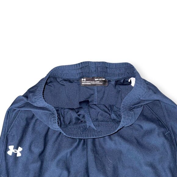 Under Armour Vintage Soccer Running Basketball Pants Navy White Small - Picture 4 of 7